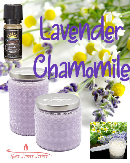 ON SALE Lavender Chamomile Candle