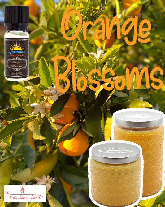 ON SALE Orange Blossoms Candle